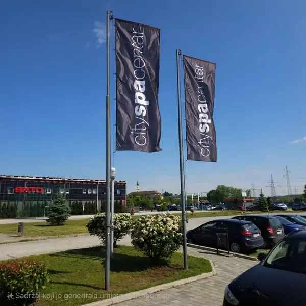 City spa zastave - reklamne zastave